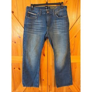 Gap men’s premium boot fit jeans 34 x 30 distressed (6755)